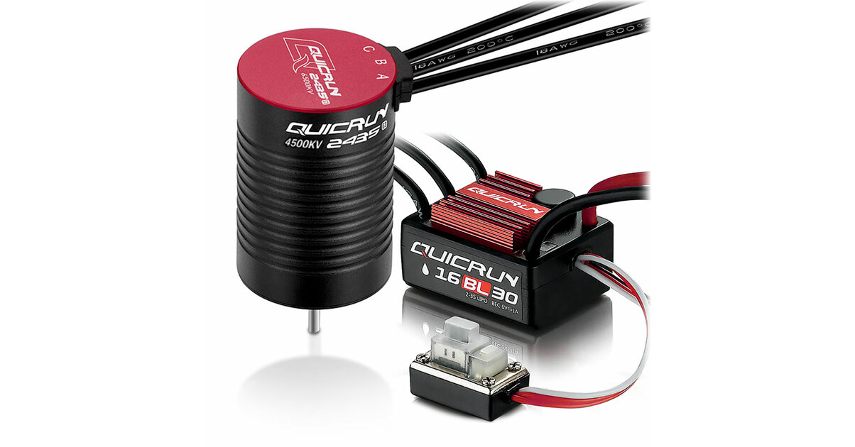 Hobbywing Combo WP16BL30 2435SL-6500KV-G3 @ Claypit is your RC and Warhammer hobby hub to visit